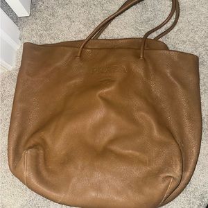 Authentic Prada deerskin vintage tote